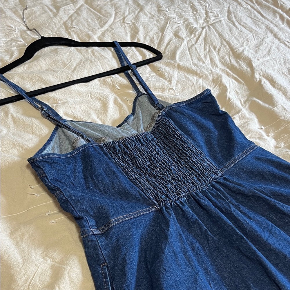 Universal Thread Blue Denim Midi Summer Dress - Picture 6 of 6